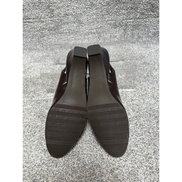 Soft Style Low Heel Sandals 8 Snake Slingback Office Chic Comfort Minimalist - Picture 6 of 9